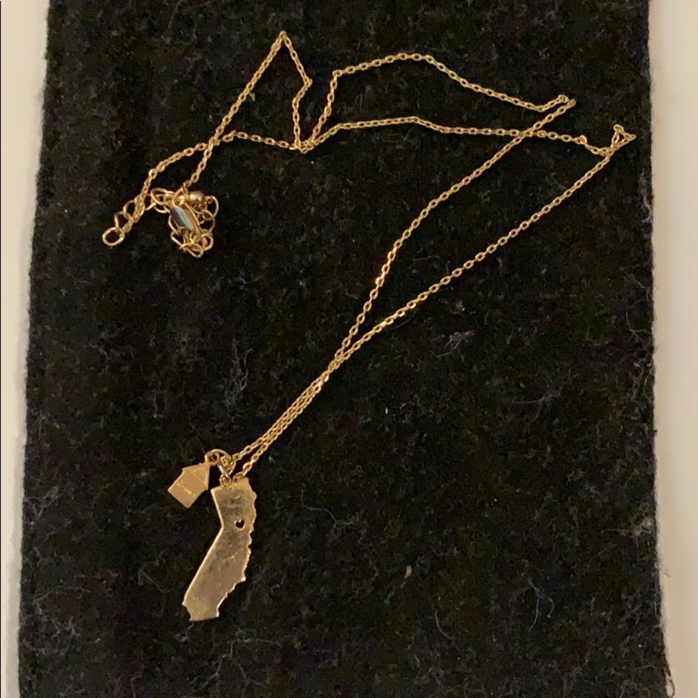 California Home Gold Necklace